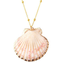 Load image into Gallery viewer, Vinswet 2019 Boho Conch Shell Necklace Conch Sea shell Necklace Pendant For Women Collier Femme Shell Cowrie Summer Jewelry